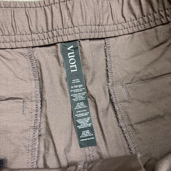 Vuori Athletic Ripstop Wide Leg Ankle Pants Hazel NWT Women’s Size XL - Picture 11 of 12